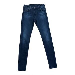 AG Adriano Goldschmied Farrah High Rise Skinny Fit Jeans | Dark Wash | 26 R